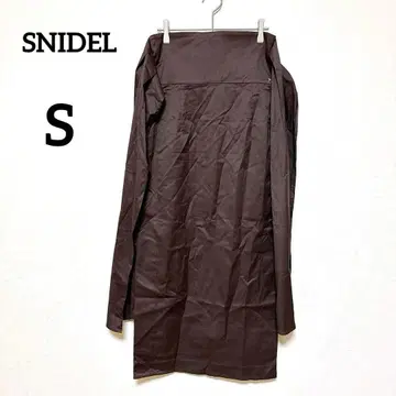 SNIDEL 스나이델 원피스 브라운 롱 긴팔 사이즈 0