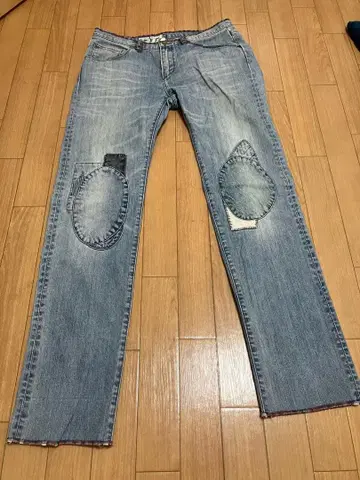 폴스미스 패치워크 디자인 블루 데님 L 사이즈 32