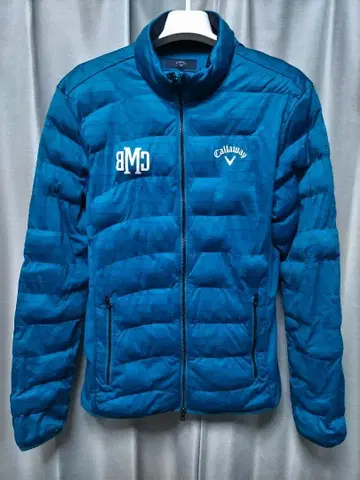 캘러웨이 패딩 자켓 블루 파우치 포함