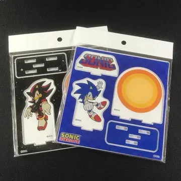 [ 2점 ] A&B 소닉 쉐도우 미니 아크릴 디오라마 아크릴 스탠드