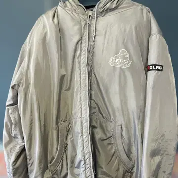 XLARGE 후드 부착 자켓 실버