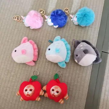 커플 동물 캐릭터 키링 세트 전 8종