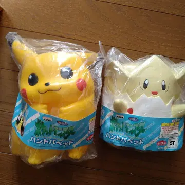 포켓몬스터 핸드 퍼펫 2종 세트 ~피카츄&~