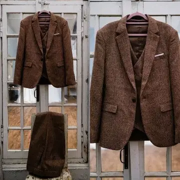 [드레스 프로덕션] 턱시도 브라운 L 사이즈 [웨딩 사진]