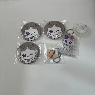 ME:I 시미즈 케이코 캔뱃지 미니 부채