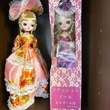 패션 인형 2체 세트 오르골 포함