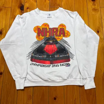 90년대 빈티지 맨투맨 NHRA 드래그 레이스 미국차 트레이닝복