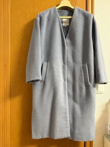 테치치 이너 자켓 포함 노카라 코트