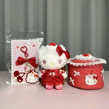 [ 새상품 ] 헬로키티 휘핑 체리 3세트
