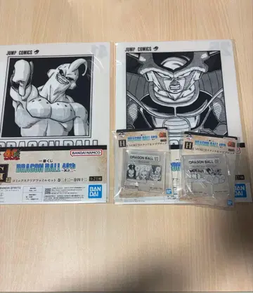 드래곤볼 클리어 파일 2장 MOKUJI 스탠드 & 로고 블록 2개 세트