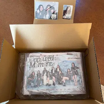 Captured Moments 사진 책과 엽서 세트
