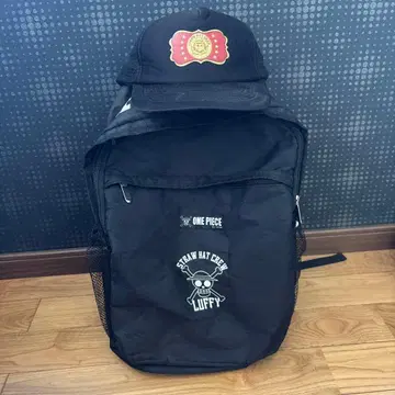 ONE PIECE 스트로우햇 해적단 백팩 블랙 원피스 캡