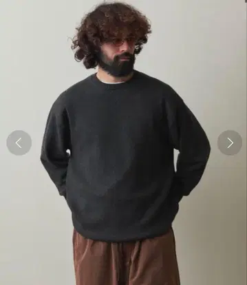 스티븐 앨런 코튼 캐시미어 크루넥 니트