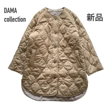 [ 새상품 ] 더마 컬렉션 리버서블 퀼팅 코트 울 넉넉한 핏