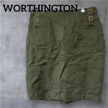 새상품급 WORTHINGTON 올리브 그린 스커트 스타일리시