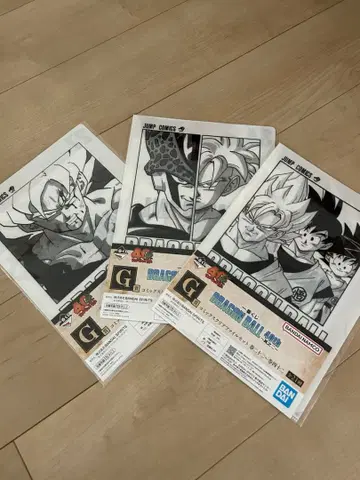 제일복권 드래곤볼 40th 그 두 번째 G상 클리어 파일 3종 세트