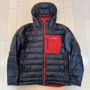 montbell 콜로라도 후드티 블랙/레드