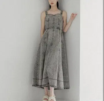 Heather 조르다 데님 원피스