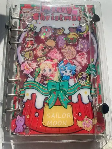 세일러문 바스락 노트 씰북 필름 A6 바인더