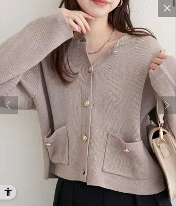 [ 새상품 ] natural couture 버튼 포켓 가디건