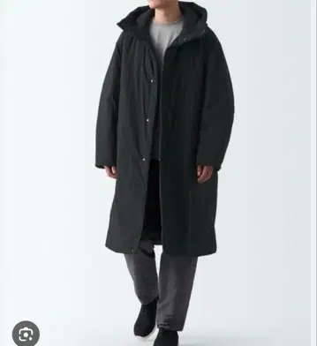 무인양품 방풍 발수 솜 벤치 코트 XXL