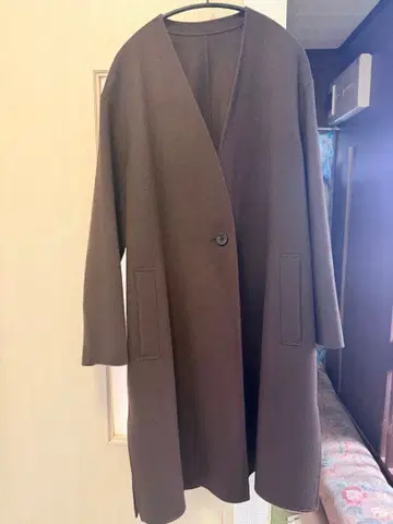 브라운 체스터 코트 사이즈 46