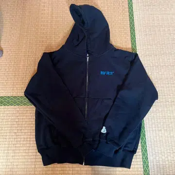 FR2 집업 후드티 블랙 자수 L