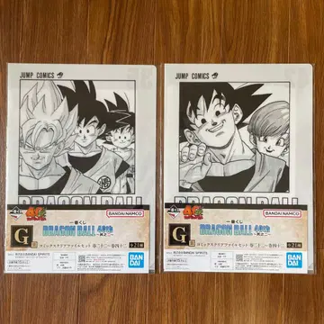 제일복권 드래곤볼 40th G상 코믹스 클리어 파일 세트 2개