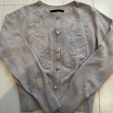 릴리 브라운 가디건 겨울 키라키라 그레이