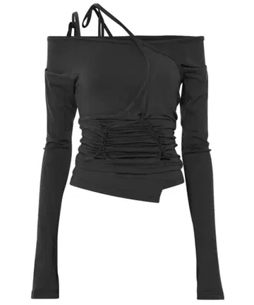 FLAREUP 핸드메이드 트위스티드 레이어드 롱 슬리브