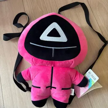 레어 새상품 한국 오징어 게임 삼각형 백팩