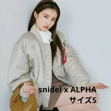 snidel x ALPHA MA-1
