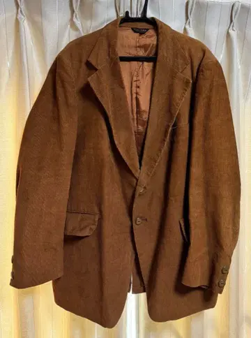 브라운 코듀로이 테일러드 자켓