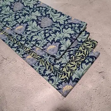 반폭 오비 장척 윌리엄 모리스 아네모네 x 윌로우 보우 리버서블