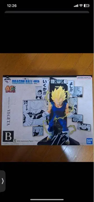 [ 배송비 포함 ] 제일복권 드래곤볼 40th 그 두 번째 B상 베지터