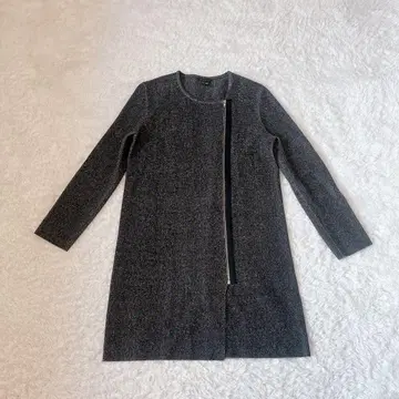 [ 새상품급 ] Theory 노카라 지퍼 코트 레이온