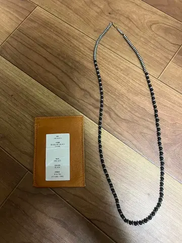 hobo 비즈 목걸이 블랙 원사이즈