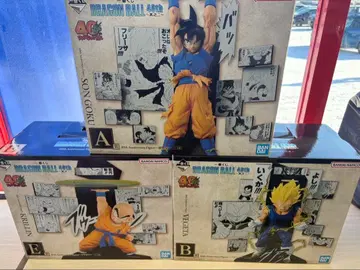 드래곤볼 제일복권 손오공 베지터 크리링 피규어 3종 세트