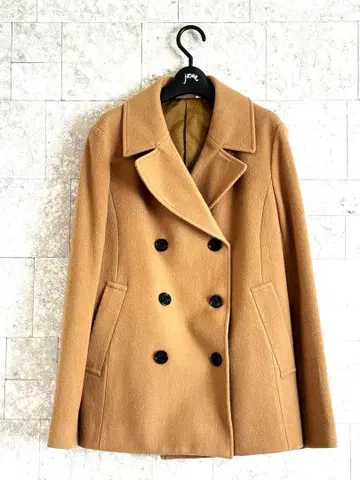 Precious (프레셔스) 숏 기장 피코트 카멜