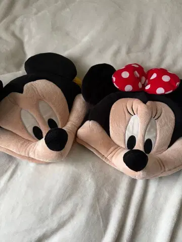 미키 미니 봉제 인형 캡