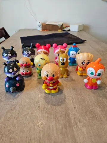 호빵맨 캐릭터 소프트 비닐 피규어 세트 12체