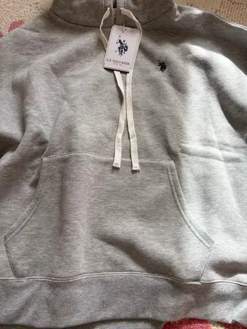 U.S. POLO ASSN. 그레이 후드티 M 사이즈