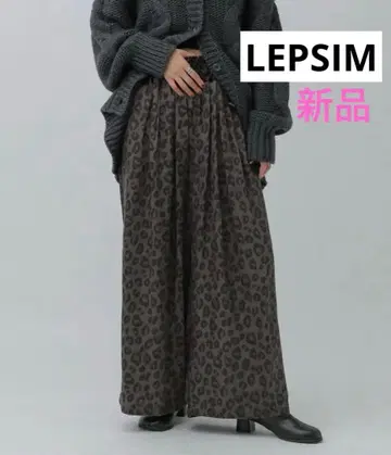 모듬 패턴 팬츠 LEPSIM 완판템 레오파드 무늬 미사용 새상품