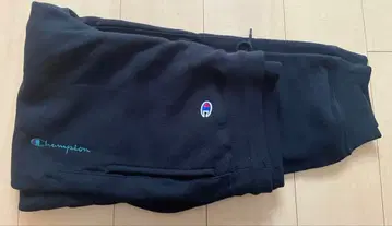 Champion 블랙 스웨트 팬츠