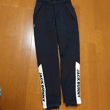 Jack Bunny 네이비 팬츠 사이드 로고