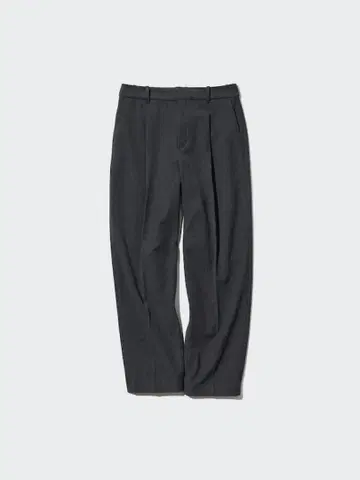 새상품 유니클로 히트텍 턱 테이퍼드 팬츠 보정 있음