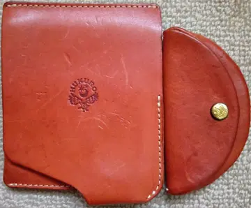 HUKURO 브라운 접이식 지갑 & 동전 지갑 세트