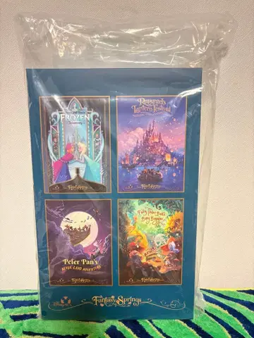 디즈니 토트백 4개 세트 판타지 스프링스 새상품