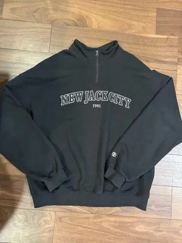 NEW JACK CITY 1991 하프 지퍼 맨투맨