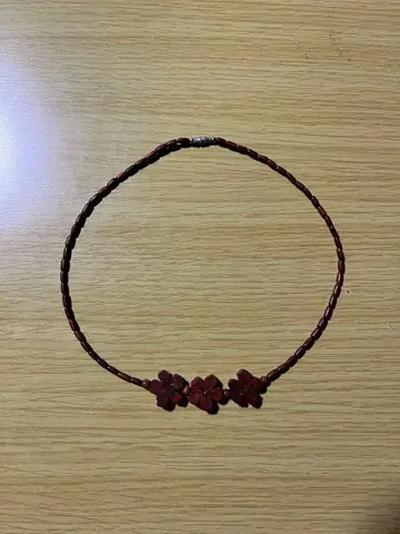 목걸이 초커 플라멩코 댄스 마라이카 하와이 나무 조각 레이 잡화